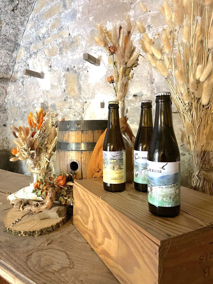 Les bières artisanales dans le caveau, entre fût de chêne et fleurs séchées