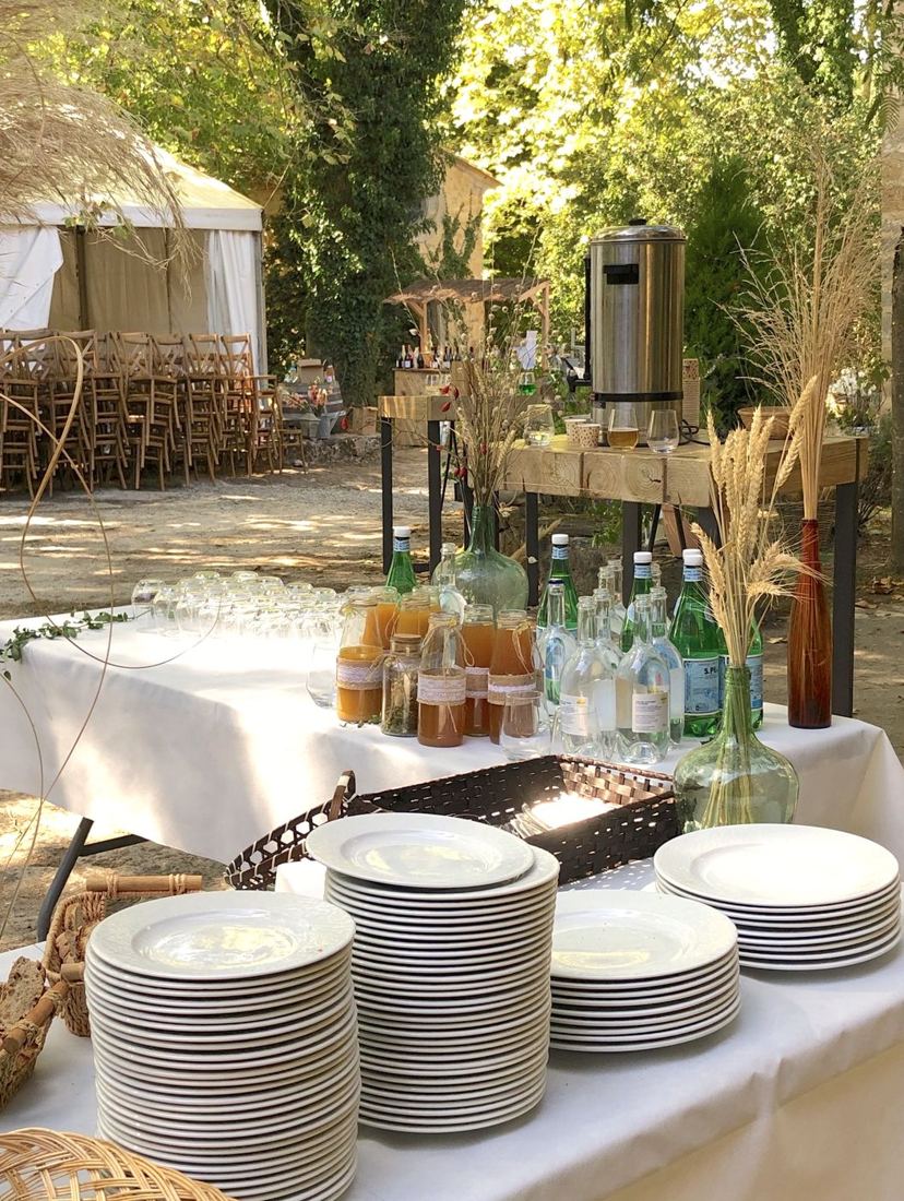 Le brunch du lendemain dans le parc